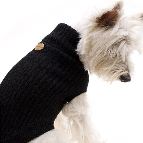 Black best sale dog jumper