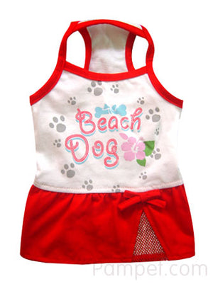 Dog Bless You Summer Beach Dress