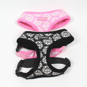 Dogue-Fleur-Harness-Black-Pink-Minipet
