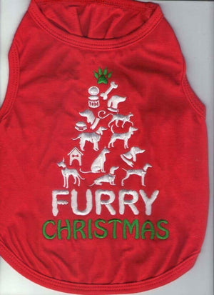Dog Bless You - Furry Christmas Singlet