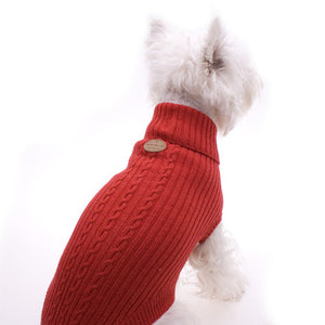 Hamish McBeth Red Pure Wool Dog Jumper