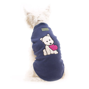 Hamish McBeth Blue Heart Puppy Dog Pyjamas