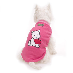 Hamish McBeth Pink Heart Puppy Dog Pyjamas