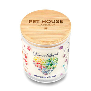 One Fur All Pet House Candle - Furever Loved Memorial Candle - 255g ** NEW **