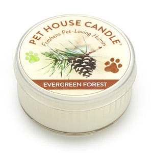 One Fur All Pet House Mini Candle - Evergreen Forest - 42g