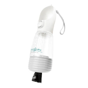 Huskimo Water Bottle with Poop Bag Dispenser - 380ml