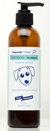 Hamish McBeth All Natural Shampoo - Puppies & Sensitive Skins - Green Apple Fragrance