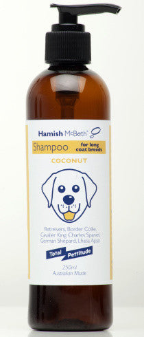 Hamish McBeth All Natural Shampoo - Retrievers & Long Coats - Coconut Fragrance
