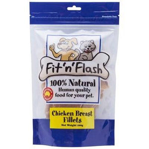 Fit'N'Flash Chicken Breast Fillet Treats - 100g