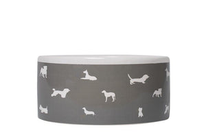 Mog and Bone Ceramic Pet Bowl - Mocca Dog